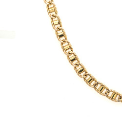 Pre Owned 9ct Fancy Link Chain ZU916